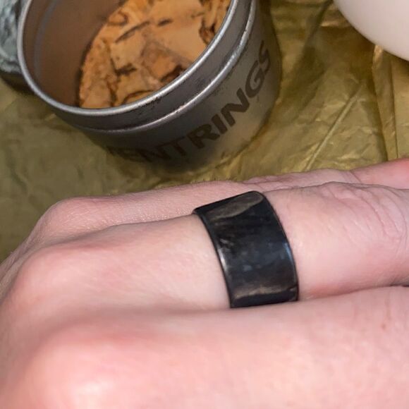 Element Ring Carbon Fiber Engagement Wedding Ring - Picture 3 of 13